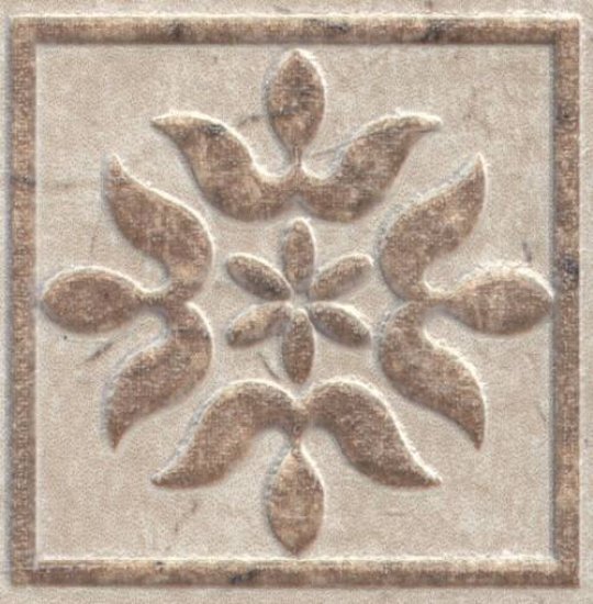 Вставка напольная Kerama Marazzi Нортон HGD/A24/SG1550 7.2x7.2 см матовая цвет бежевый