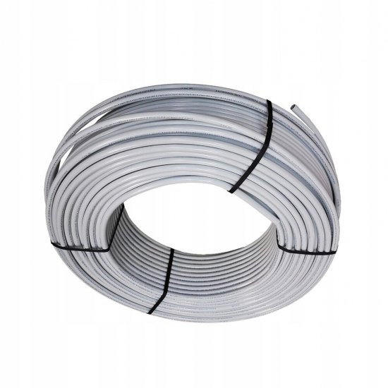 Труба для теплого пола PERT+AL+PERT РВК 16х2 мм из термостойкого полиэтилена (100 м) белая (33783)