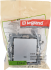 Выключатель одноклавишный с подсветкой/индикацией - Legrand Etika - 10А 250В безвинтовые зажимы - алюминий