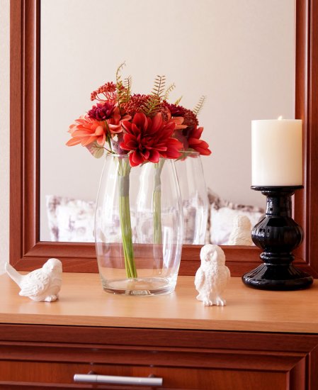 Ваза «Каролина» стекло цвет прозрачный 26 см