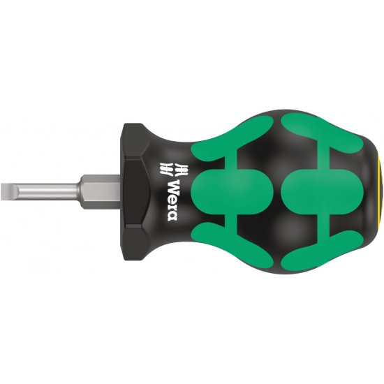 Короткая шлицевая отвёртка для карбюраторов WERA 335 Stubby SL