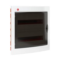 Щит распределительный встраиваемый DKC Ram base ЩРВ-П-36 пластиковый IP41 474х455х114 мм 36 модулей прозрачная дверь с клеммами белый