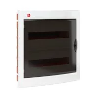 Щит распределительный встраиваемый DKC Ram base ЩРВ-П-36 пластиковый IP41 474х455х114 мм 36 модулей прозрачная дверь с клеммами белый