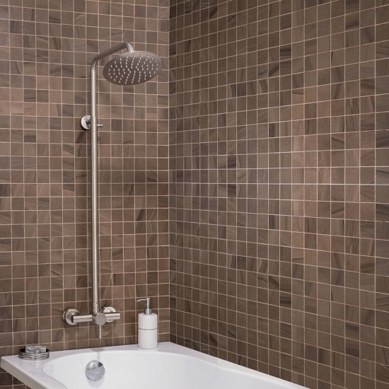 Душевая система РМС Sus с верхним душем со смесителем сталь (SUS124-003DK-3)