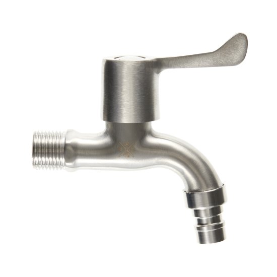Кран водоразборный РМС Sus сталь однорычажный (SUS124KR-1/2)