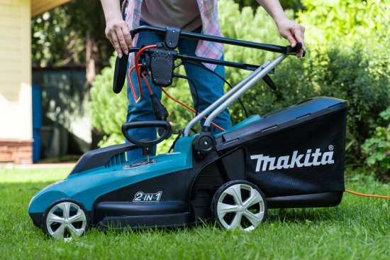 Газонокосилка электрическая Makita ELM3720 1400 Вт, 37 см