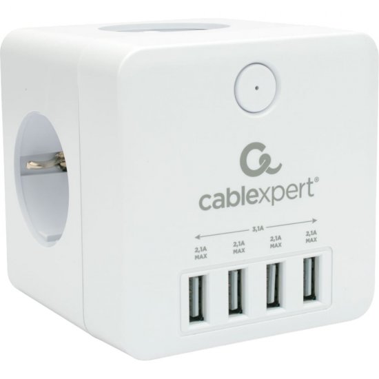 Сетевой фильтр Cablexpert cube