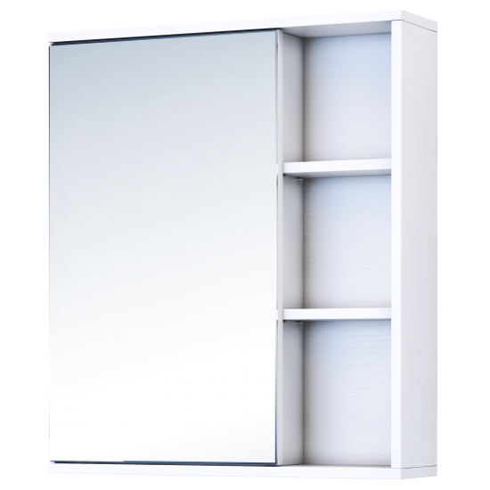 Зеркальный шкаф Vigo Matteo 15.6x70x70 см цвет белый