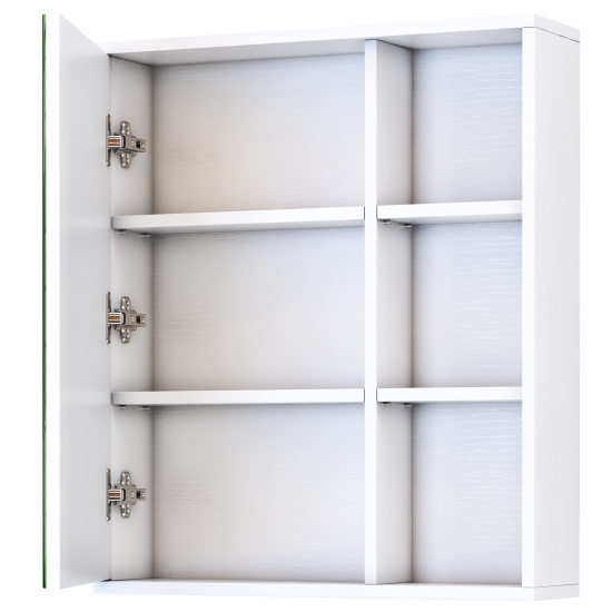 Зеркальный шкаф Vigo Matteo 15.6x70x70 см цвет белый