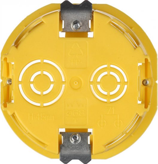 Коробка установочная Systeme Electric для гипсокартона d68х45 мм IP20 (IMT351501)