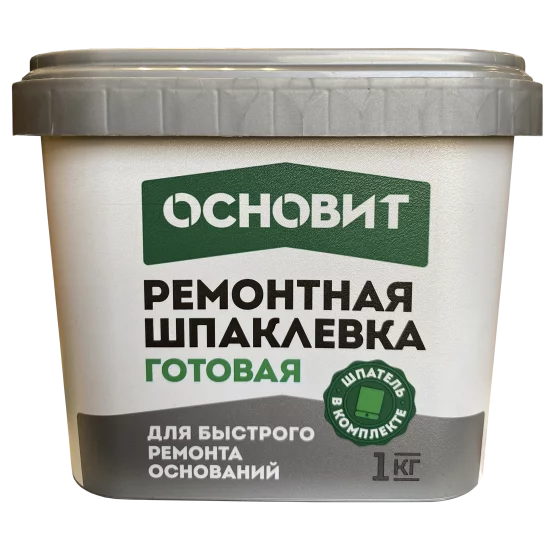 Шпаклевка ремонтная Основит Элисилк РА39 H 1 кг