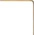 Уголок мебельный KSZ8 40x40x25x1.5 мм желтый цинк