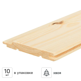 Евровагонка Норма хвоя 12.5x96x2500 мм