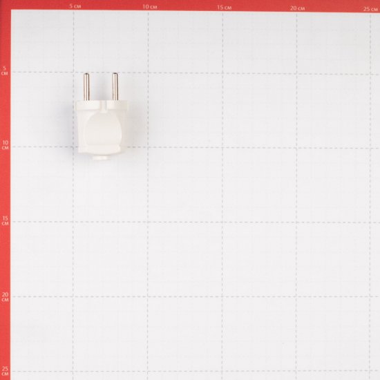 Вилка прямая без заземления 6 А 250 В Navigator белая (613581/)