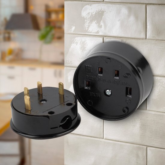 Комплект для подключения электроплит Svet СЭ30-В-А-32/380 открытая установка с заземлением 3Р 32 А 380 В IP20 (0301-00010)