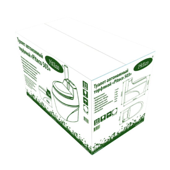 Биотуалет торфяной Piteco 503 44 л