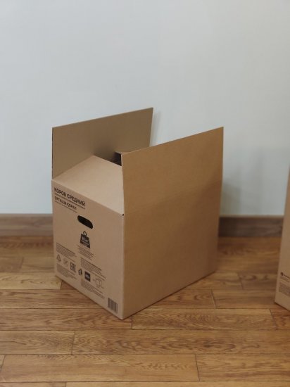 Короб для переезда самосборный 50x40x40 см картон до 35 кг