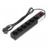 Сетевой фильтр UNIVersal 6 розеток 1,8 м 10 А 2,2 кВт черный (967U-4001)