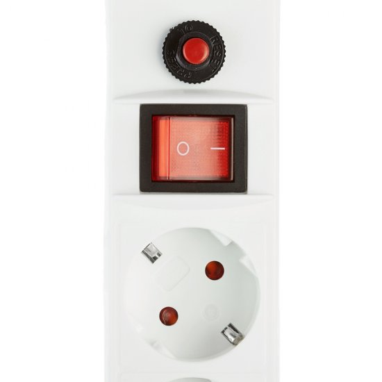 Сетевой фильтр UNIVersal 6 розеток 5 м 10 А 2,2 кВт белый (967U-3005)