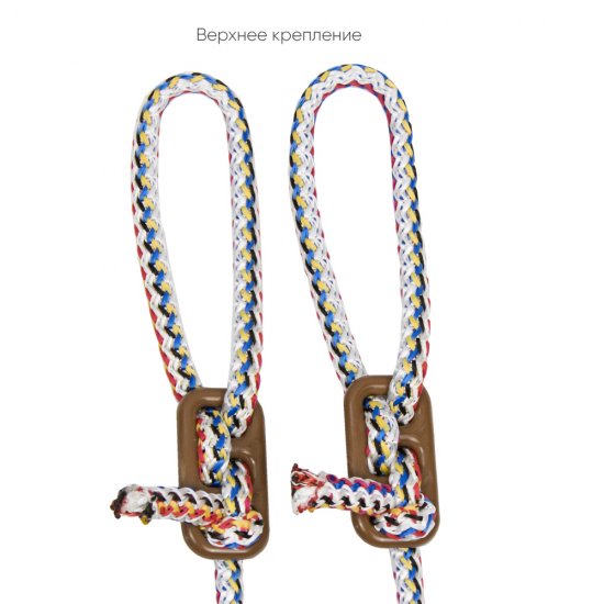 Качели детские подвесные Лодочка пластик красный