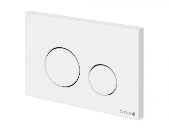 Клавиша смыва Cersanit Twins 63526 пластик цвет белый