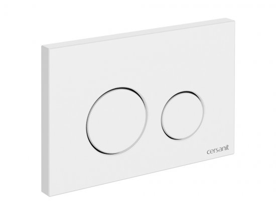 Клавиша смыва Cersanit Twins 63526 пластик цвет белый