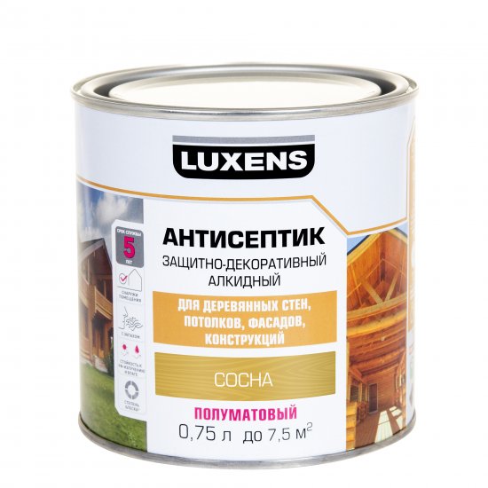 Антисептик алкидный Luxens полуматовый сосна 0.75 л