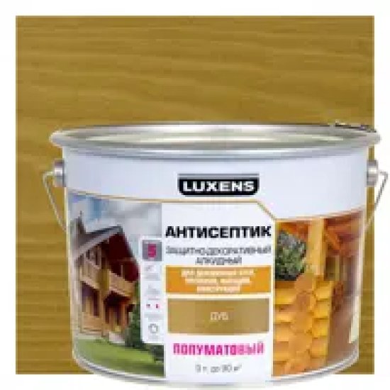 Антисептик алкидный Luxens полуматовый дуб 9 л