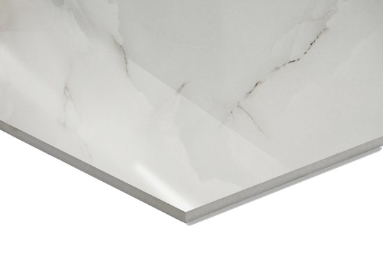 Глазурованный керамогранит Arcadia Ceramica Onyx White Cloud 60x120 см 1.44 м² глянцевый цвет светло-серый