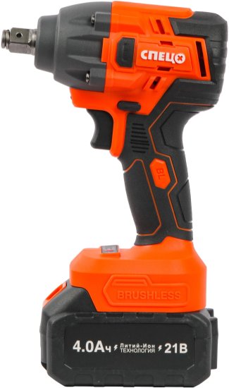 Гайковерт аккумуляторный ударный Спец БАГ21Б, 21 В Li-Ion 4 Ач, 350 Нм