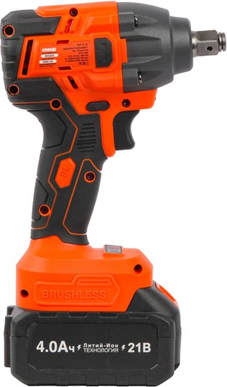 Гайковерт аккумуляторный ударный Спец БАГ21Б, 21 В Li-Ion 4 Ач, 350 Нм