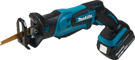 Пила сабельная аккумуляторная Makita DJR185RFE, 18 В Li-Ion 2x3 Ач