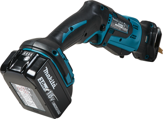 Пила сабельная аккумуляторная Makita DJR185RFE, 18 В Li-Ion 2x3 Ач