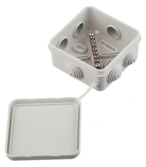 Коробка уравнивания потенциалов 85х85х40 мм IP55 Hegel (куп 2603-И)