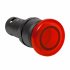Кнопка грибок EKF PROxima SW2C-MD 230 В 1NC IP54 без фиксации с подсветкой красная (sw2c-md-rr)