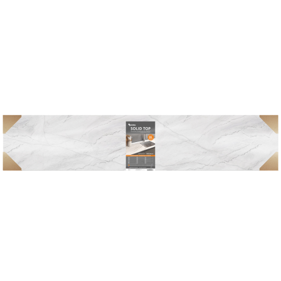 Столешница кухонная Slotex Марола 300x60x1.6 см HPL-пластик цвет серо-белый