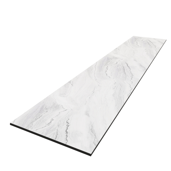Столешница кухонная Slotex Марола 300x60x1.6 см HPL-пластик цвет серо-белый