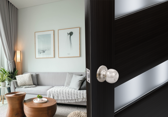 Ручка-кноб без фиксатора цвет хром