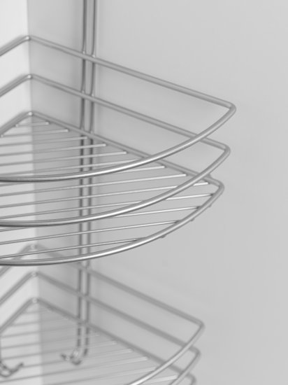 Полка для душа ProfFero С27419 угловая 3 яруса цвет хром матовый