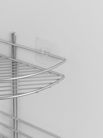 Полка для душа ProfFero С27419 угловая 3 яруса цвет хром матовый