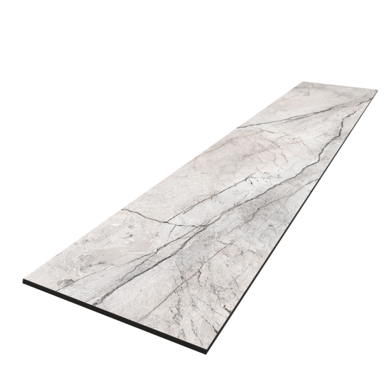 Столешница кухонная Slotex Мугла 300x60x1.6 см HPL-пластик цвет серо-белый