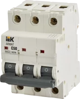 Автоматический выключатель IEK Armat M06N 3P C50 А 6 кА