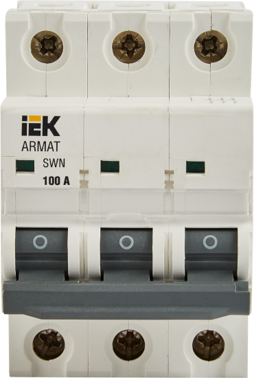 Автоматический выключатель IEK Armat SWN 3P 100 А