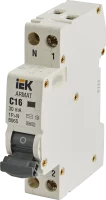 Дифференциальный автомат IEK Armat АВДТ B06S 1P C16 А 30 мА 6 кА AC AR-B06S-1N-C16C030