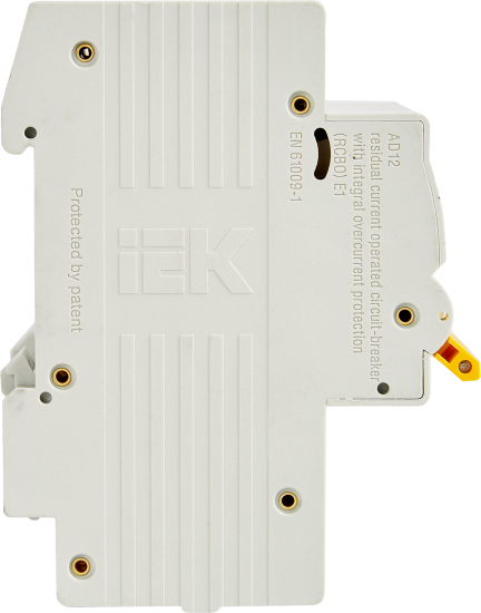 Дифференциальный автомат IEK АД12 2P C63 А 100 мА 4.5 кА AC MAD10-2-063-C-100