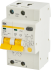 Дифференциальный автомат IEK АД12 2P C50 А 100 мА 4.5 кА AC MAD10-2-050-C-100