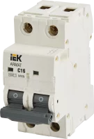 Автоматический выключатель IEK Armat M06N 2P C16 А 6 кА