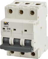 Автоматический выключатель IEK Armat M06N 3P C10 А 6 кА