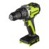 Дрель-шуруповерт аккумуляторная ударная бесщеточная Greenworks GD24DD140 24В Li-Ion без АКБ и ЗУ (3707607)