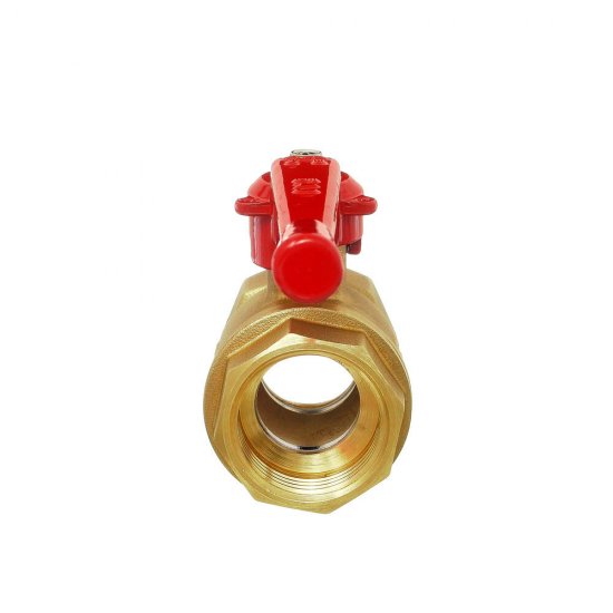 Кран шаровой латунный БАЗ Standart 1 ВР(г) х 1 ВР(г) проходной ручка прямой (БАЗ.А30.0.25.НГ.40)